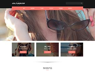 眼镜网站模板|眼镜网页建设制作与开发_海洋网络